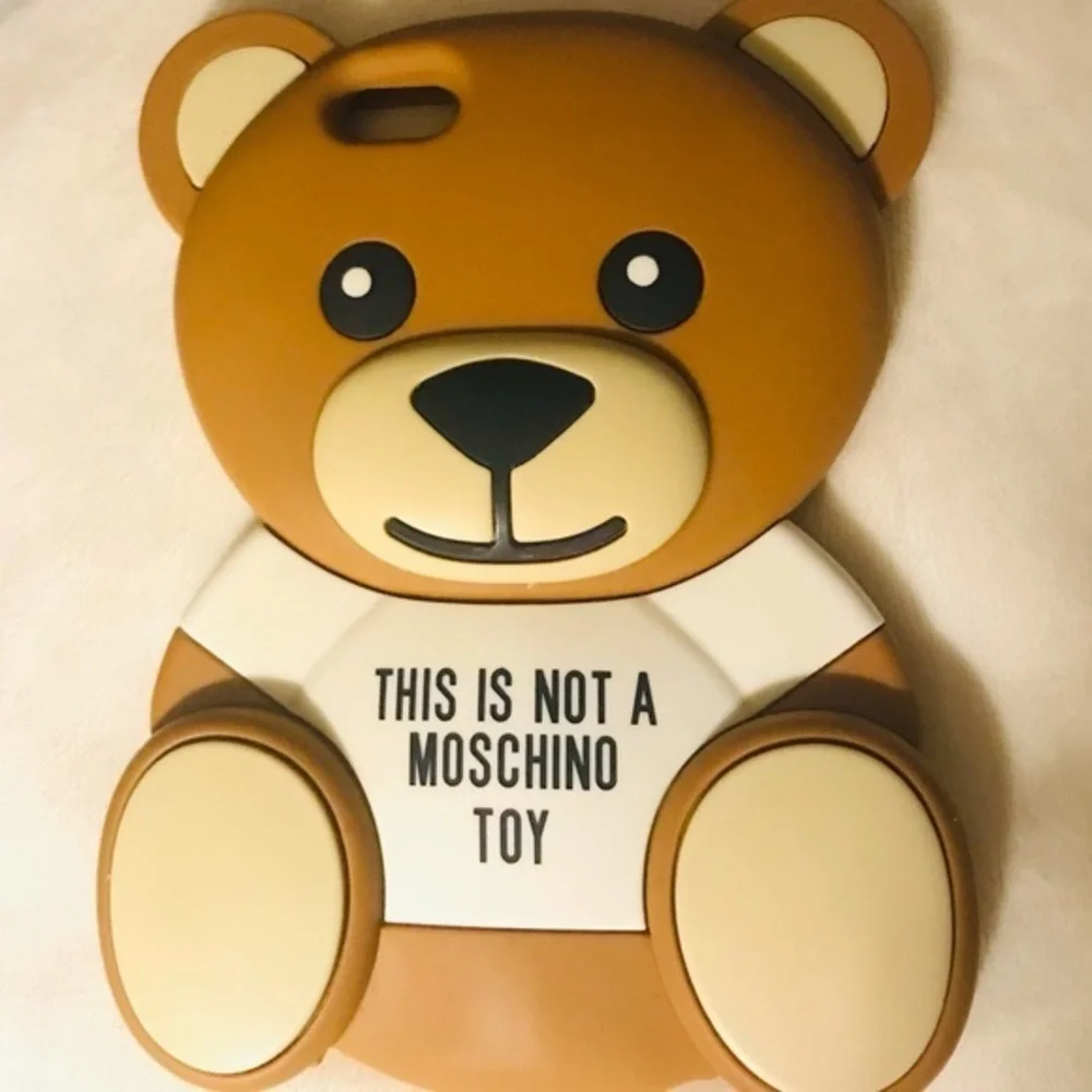 Teddy Bear “This Is Not A Moschino Toy” Phone Case
